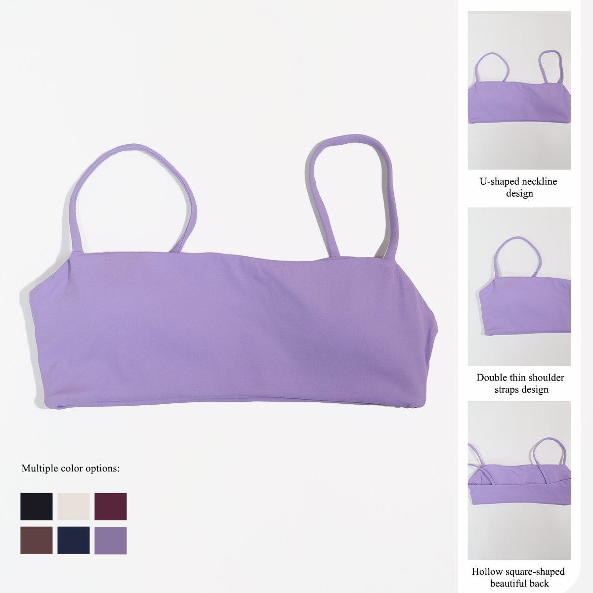 Ctenkevet 新しい夏用速乾ヨガブラ、女性用フィットネ - Crop Top Crochet のレビューと価格